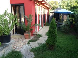 Zahrada ubytování AB Holiday Home