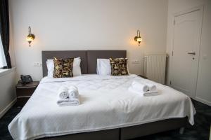 Postel nebo postele na pokoji v ubytování Hotel Guzy