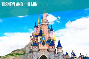 a disneyland castle with the words million at Disneyland House - Terrace - Sunny - Parking in Serris