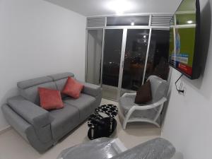 Χώρος καθιστικού στο Aparta-Hotel Cafetero Oviedo +7 φωτογραφίες