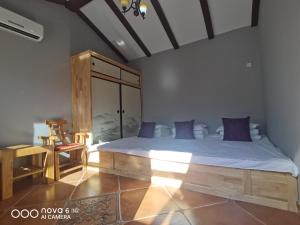 Beijing Mutianyu Great Wall Wangshanyuan Homestay客房内的一张或多张床位
