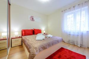 Posteľ alebo postele v izbe v ubytovaní Villa Pave