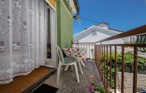Balkón nebo terasa v ubytování Rooms Dragica