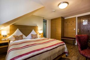 Voodi või voodid majutusasutuse Hotel Neuwarft Altbau toas
