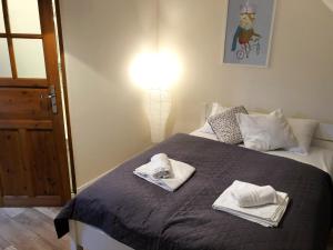 Postel nebo postele na pokoji v ubytování Dom Tkacki - Apartamenty - Pokoje - Jacuzzi