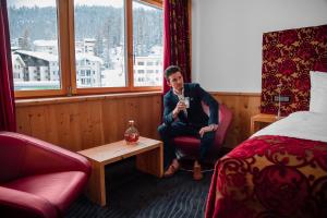 Postel nebo postele na pokoji v ubytování Hotel San Gian + 37 fotografií