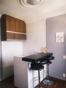 Köök või kööginurk majutusasutuses Apartamento com Hidro