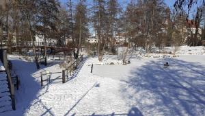 Pension "Am Schloß" im Winter