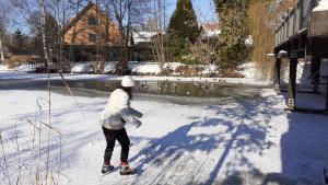 Pension "Am Schloß" im Winter