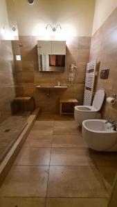 Koupelna v ubytování Hotel Piazza Vecchia