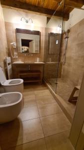 Koupelna v ubytování Hotel Piazza Vecchia