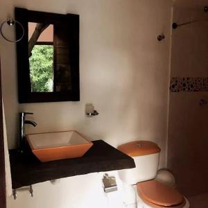 La Casona de Sara tesisinde bir banyo