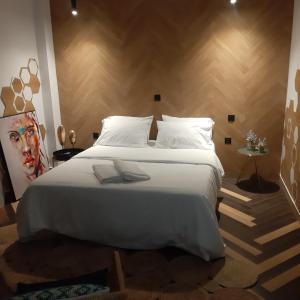 Postel nebo postele na pokoji v ubytování Sroom Apartment