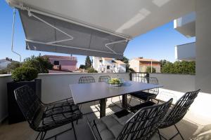 Balkón nebo terasa v ubytování Apartments Lace