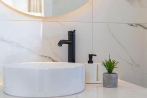 Kúpeľňa v ubytovaní Apartman Blue Wave