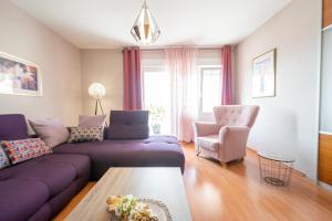 Posezení v ubytování Two-Bedroom Apartment in Crikvenica XCVII