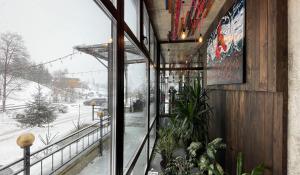 Loft Hotel v zimě