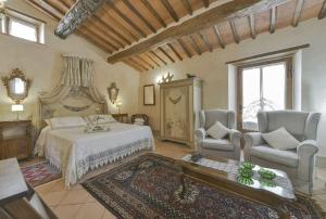 Giường trong phòng chung tại Vecchio Frantoio +40 ảnh