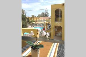 Bazén v ubytovaní Tisalaya Park stay, cosy apartment in Maspalomas alebo v jeho blízkosti