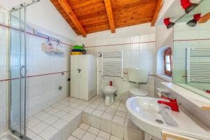 Koupelna v ubytování CasaViva - Casa Vacanze ad Albenga via Roma