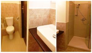 Koupelna v ubytování Hostel Helvetia Rooms Warsaw CITY CENTER and OLD TOWN