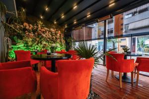 Posezení v ubytování Hotel Capital Inn Tirana