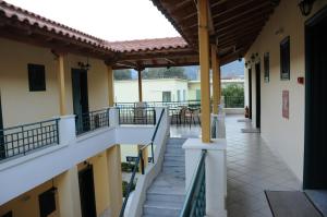 Balkón alebo terasa v ubytovaní Costa-Rini Hotel