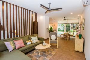 Χώρος καθιστικού στο Tannah Luxury Rentals