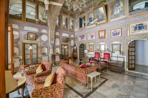 Posezení v ubytování Hotel Castle Mandawa
