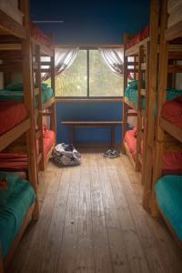 Μία ή περισσότερες κουκέτες σε δωμάτιο στο Point Hostel