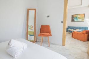 Stayhere Rabat - Agdal 2 - Classic Residence客房内的一张或多张床位