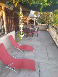 Balkón nebo terasa v ubytování Apartment Krišković