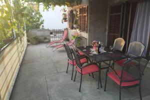 Balkón nebo terasa v ubytování Apartment Krišković