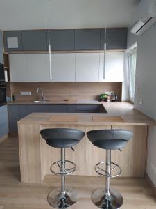 Kuchyňa alebo kuchynka v ubytovaní Apartament z widokiem