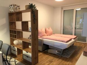 Postel nebo postele na pokoji v ubytování High 4