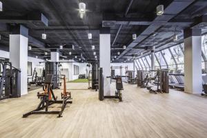 Fitness centrum a/nebo fitness zařízení v ubytování Mirador de Estepona Hills