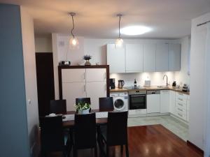 Kuchyňa alebo kuchynka v ubytovaní Apartament B & S - Free Garage Parking