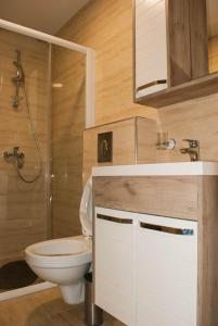 Koupelna v ubytování Apartman Soko