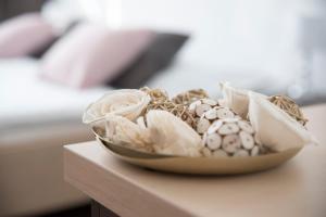 Postel nebo postele na pokoji v ubytování CLASSIC apartmány Třinec + 29 fotografií