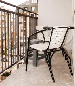 Balkón nebo terasa v ubytování Apartman Soko