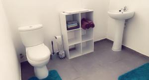 A bathroom at Apartment Curacao