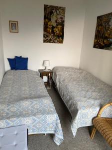 En eller flere senge i et værelse på Casa Mari
