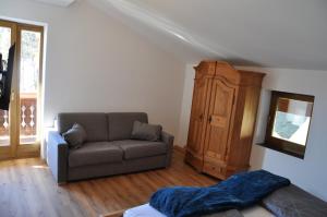 Posezení v ubytování Ferienwohnung Staudach, Apartment