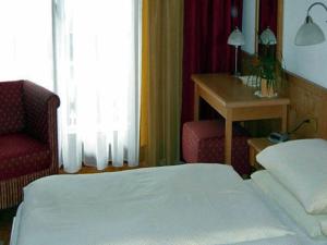 Postel nebo postele na pokoji v ubytování Pension Seeblick + 12 fotografií