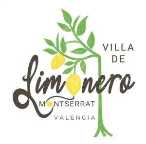 ein Logo für eine Villa de minnero in der Unterkunft LEMON TREE VILLA in Monserrat