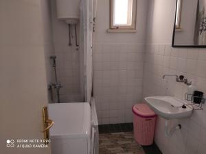 Koupelna v ubytování Apartment Bina