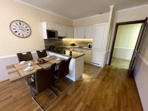 Kuchyň nebo kuchyňský kout v ubytování Apartment 122 Čertovka
