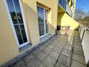 Balkón nebo terasa v ubytování Apartment 122 Čertovka
