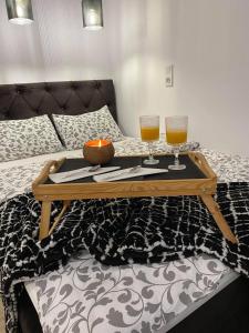 Posteľ alebo postele v izbe v ubytovaní BALTICUS Promenada Gwiazd 14A apartament 88