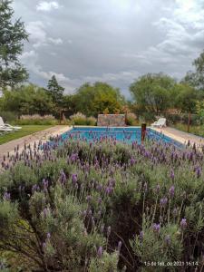 Bazén v ubytování Cabañas Valentina nebo v jeho okolí